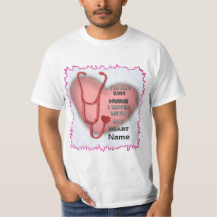 T-shirt Infirmière LVN Cœur Rouge
