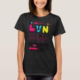T-shirt Infirmière Lvn En Cours Future Infirmière Soins L