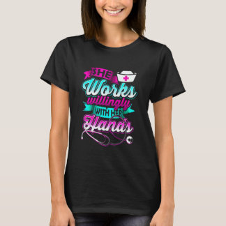 T-shirt Infirmière médicale aide-soignante mignonne jolie