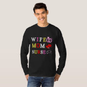 T-shirt Infirmière mère (Devant entier)