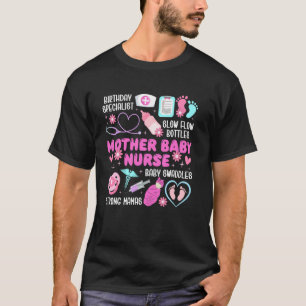 T-shirt Infirmière Mère Bébé Unité Mère Bébé Meilleur Post