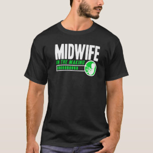 T-shirt Infirmière Mineure Travailleuse De La Naissance Mi