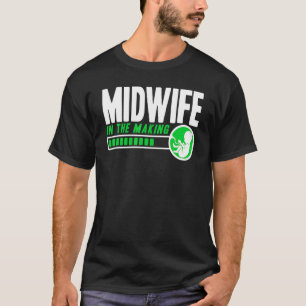 T-shirt Infirmière Mineure Travailleuse De La Naissance Mi