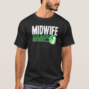 T-shirt Infirmière Mineure Travailleuse De La Naissance Mi
