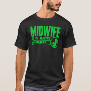 T-shirt Infirmière Mineure Travailleuse De La Naissance Mi