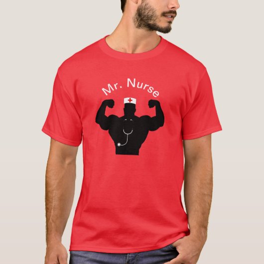 T-shirt Infirmière musclée (Devant)
