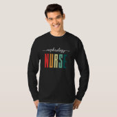 T-shirt Infirmière néphrologie rétro (Devant entier)