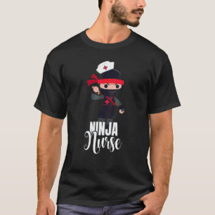 T-shirt Infirmière Ninja Classique Ninjas Karaté Graphiq