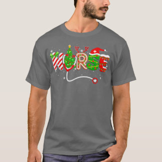 T-shirt Infirmière Noël 2022 Infirmières mignonnes Pajamas