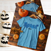 T-shirt Infirmière Nom personnalisé Date Halloween