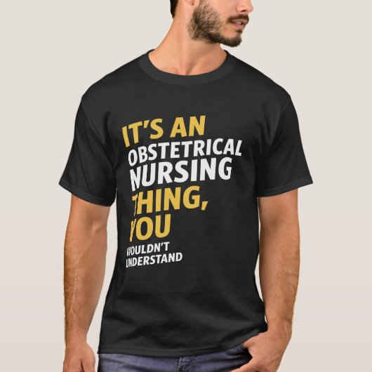 T-shirt Infirmière obstétrique (Devant)