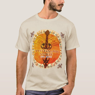 T-shirt Infirmière ophtalmique Caduceus