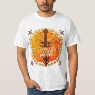 T-shirt Infirmière ophtalmique Caduceus