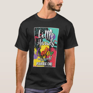 T-shirt Infirmière Pédiatre Petites Mains De Couleur Mon