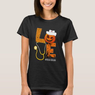 T-shirt Infirmière pédiatrique Amour Infirmière Vie Hallow