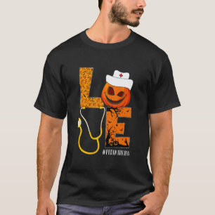 T-shirt Infirmière Pédiatrique Amour Infirmière Vie Hallow
