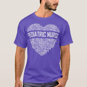 T-shirt Infirmière pédiatrique cœur