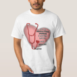 T-shirt Infirmière pédiatrique de Red Heart