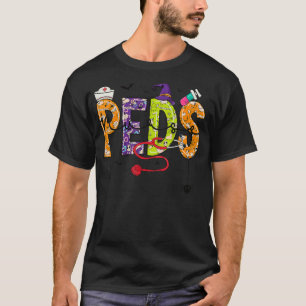 T-shirt Infirmière pédiatrique Halloween Infirmière pédiat