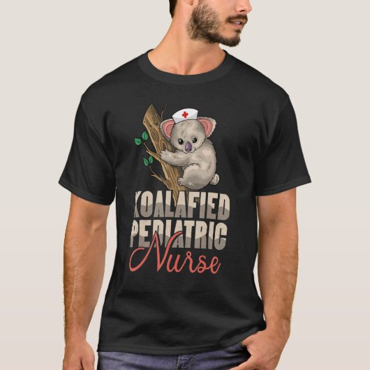 T-shirt Infirmière pédiatrique Koalafied (Devant)
