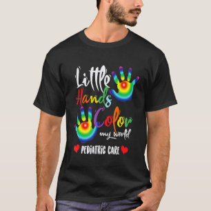 T-shirt Infirmière Pédiatrique Pédiatre Petites Mains Colo