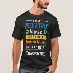 T-shirt Infirmière Pédiatrique Personnel infirmier Pédiatr
