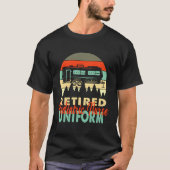 T-shirt Infirmière pédiatrique retraitée Uniforme Rv Campi (Devant)