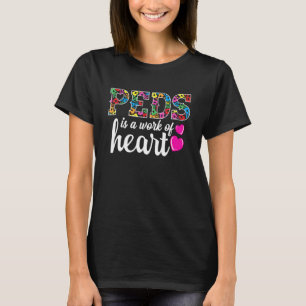 T-shirt Infirmière pédiatrique RN - PEDS est un travail de