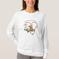 Infirmière pédiatrique Teddy Ours Floral Stethosco