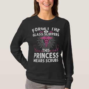 T-shirt Infirmière Pour Femmes Cool Cette Princesse Porte