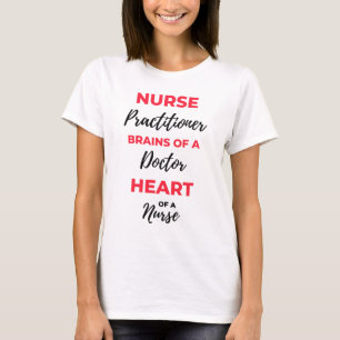T-shirt Infirmière Praticien Cerveau D'Un Coeur Médecin 2