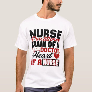 T-shirt Infirmière Praticien Coeur Chemise