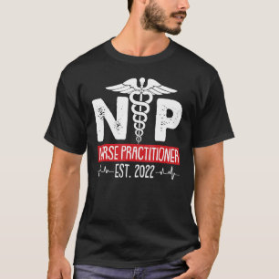 T-shirt Infirmière Praticien Est 2022 Diplôme Étudiante