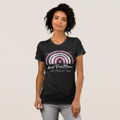 T-shirt Infirmière Praticien Heal Motivate Inspirer Arc-en (Devant entier)