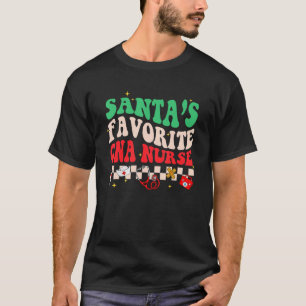 T-shirt Infirmière préférée du Père Noël Noël Xmas RN CNA