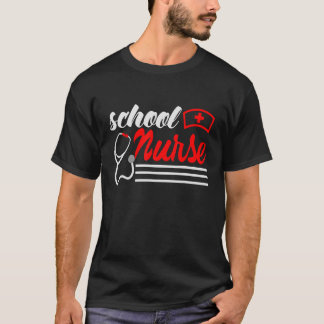 T-shirt Infirmière première journée de l'école Lavez vos m