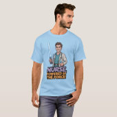 T-shirt Infirmière propulsée par la Force (Devant entier)