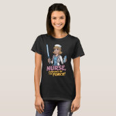 T-shirt Infirmière propulsée par la Force (Devant entier)