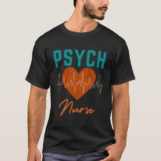 T-shirt Infirmière psychiatrique Santé mentale Funny Équip