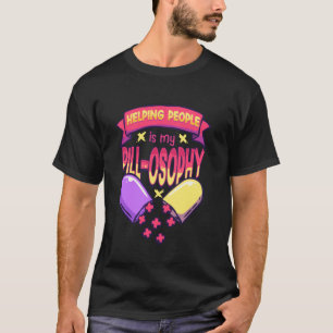 T-shirt Infirmière psychologique pilule de soins infirmier