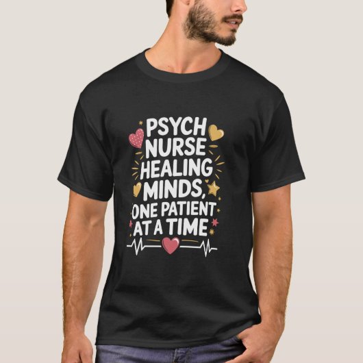 T-shirt Infirmière psychologue Conception d'infirmière psy (Devant)