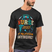 T-shirt Infirmière retraitée 2023 Travailleurs de la santé (Devant)