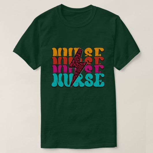 T-shirt Infirmière rétro 7 (Design devant)