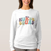 T-shirt Infirmière Retro Boho (Devant)