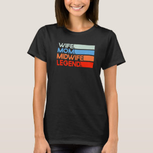 T-shirt Infirmière sage-femme travailleuse à la naissance