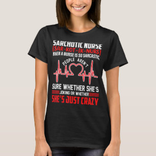 T-shirt Infirmière Sarchotique [ Sar Kot Infirmière Ik ] Q