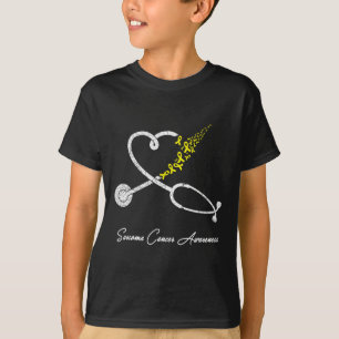T-shirt Infirmière Sarcome Cancer Sensibilisation au ruban