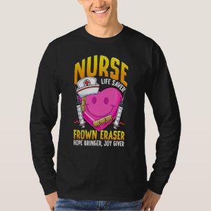 T-shirt Infirmière Sauveur de Vie Effaceur de Froncement É