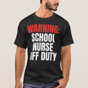 T-shirt Infirmière scolaire