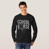 T-shirt Infirmière scolaire (Devant entier)